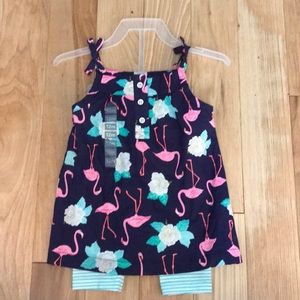 Carter 2 piece girls summer set